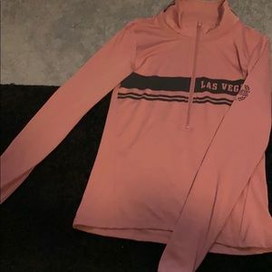 Pink athletic soft/silky longsleeve